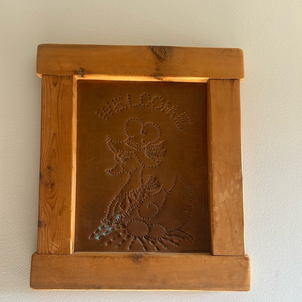 Vintage Copper Goose wall sign